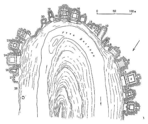 Аджанта. Комплекс высеченных в скалах буддийских монастырей, II в. до н.э. — II в. н.э., а также V—VII вв.