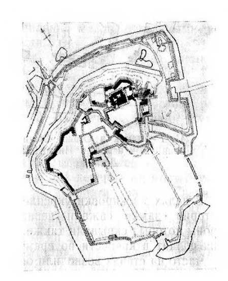 Химэдзи. Замок Белой цапли, 1600 г. План